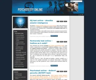 PSYchotesty-Online.cz(Psychotesty online) Screenshot