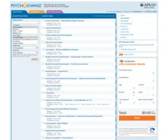 PSYCHXchange.com.au(Job Search) Screenshot