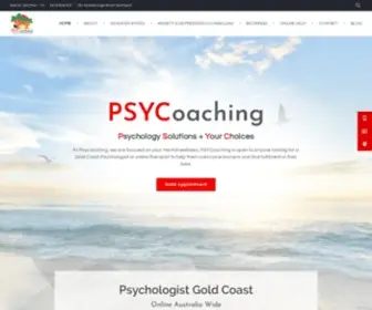 PSycoaching.com.au(Gold Coast Psychologist) Screenshot