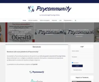 PSycommunity.it(Psycommunity la comunità di psicologi online) Screenshot