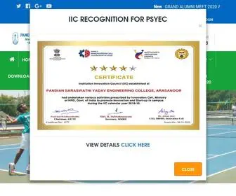 Psyec.edu.in(PSYEC-Best Engineering College in Madurai) Screenshot