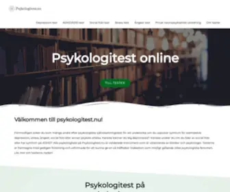 PSykologitest.nu(Depression, stress, social fobi, ångest) Screenshot