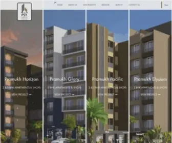 PSYprojects.com(PSY Group was established in 1990 with a vision to develop quality property spaces. Our company) Screenshot