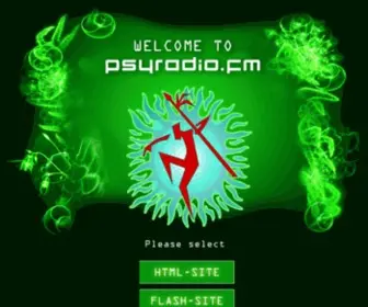 PSyradio.fm(Finest electroniX on web) Screenshot