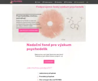 PSyres.eu(PSYRES Foundation) Screenshot