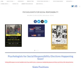 PSYSR.net(Building Cultures of Peace with Social Justice) Screenshot