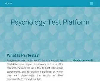 PSytests.be(Psytests) Screenshot