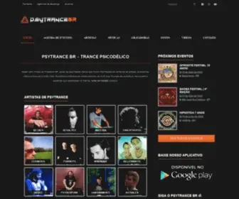 PSYtrancebr.com(Psytrance BR ॐ Portal de Trance Psicodélico) Screenshot