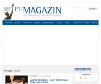 PT-Magazin.de(PT-Magazin Wirtschaft, Gesellschaft, Mittelstand) Screenshot