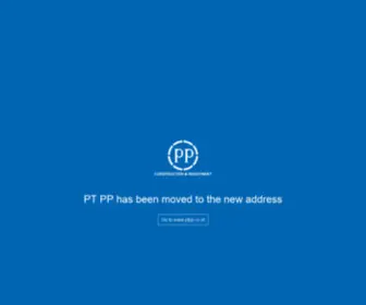 PT-PP.com(PT PP (Persero) Tbk) Screenshot