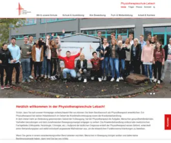 PT-Schule-Lebach.de(Physiotherapieschule Lebach) Screenshot