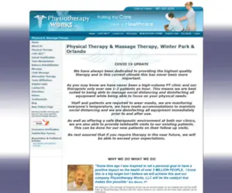 PT-Works.com(Integrative Physical Medicine at Physiotherapy Works LLC) Screenshot