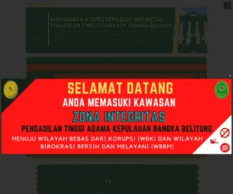 Pta-Babel.go.id(Pta Babel) Screenshot