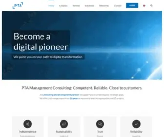 Pta-Consulting.com(Beratung) Screenshot