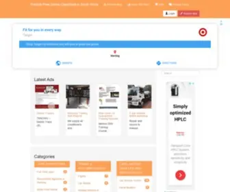 Pta-Online.co.za(This free online classifieds) Screenshot