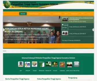 Pta-Palembang.net(Pengadilan Tinggi Agama Palembang) Screenshot