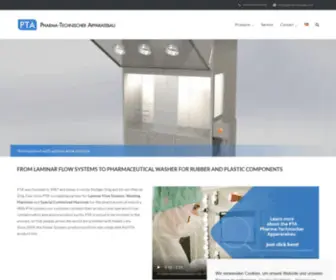 Pta-Technology.com(PTA Pharma) Screenshot