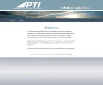 Ptaahr.org(Piedmont Triad Airport Authority) Screenshot