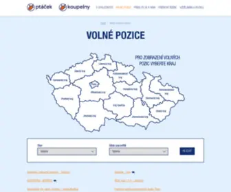 Ptacek.jobs.cz(Volné pracovní pozice) Screenshot