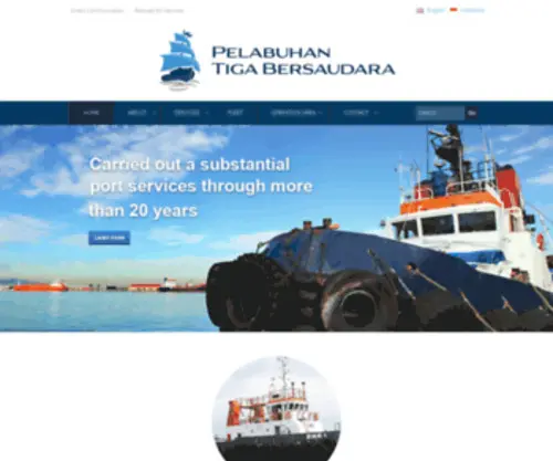 PTB.co.id(Pelabuhan Tiga Bersaudara) Screenshot