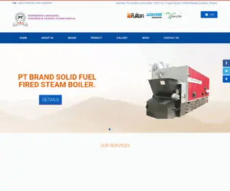 Ptboiler.com(Powertech Trading International) Screenshot