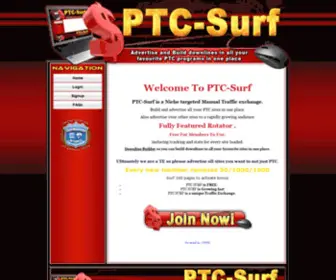 PTC-Surf.com(Forsale Lander) Screenshot