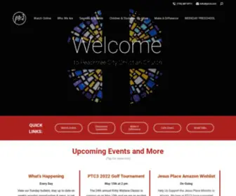 PTC3.com(Peachtree City Christian Church) Screenshot