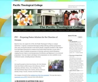 PTC.ac.fj(Pacific Theological College) Screenshot