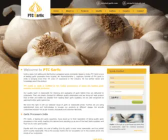 PTcgarlic.com(PTC garlic) Screenshot