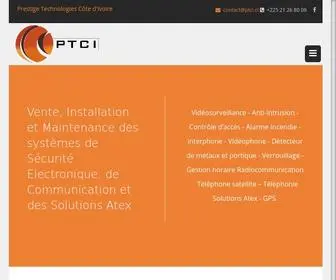 Ptci.ci(Prestige Technologies Côte d’Ivoire) Screenshot