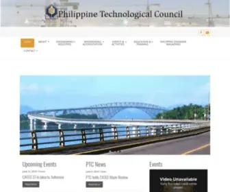 PTC.org.ph(Philippine Technological Council) Screenshot