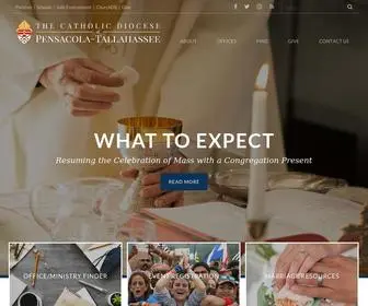 Ptdiocese.org(Diocese of Pensacola) Screenshot