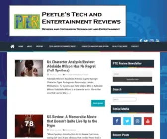 Ptereviews.com(Reviews and Critiques in Technology and Entertainment) Screenshot