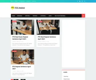 Ptestudent.com(Pte Student) Screenshot