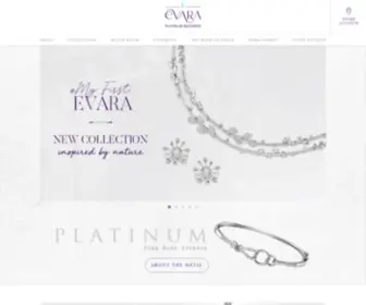 Ptevara.in(Platinum Evara Exquisite range of Indian Wedding Jewellery collection) Screenshot