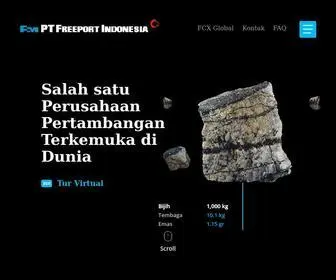 Ptfi.co.id(PT Freeport Indonesia) Screenshot