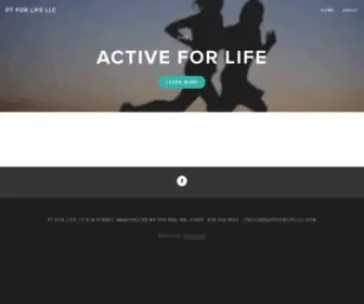 Ptforlifellc.com(PT for Life LLC) Screenshot