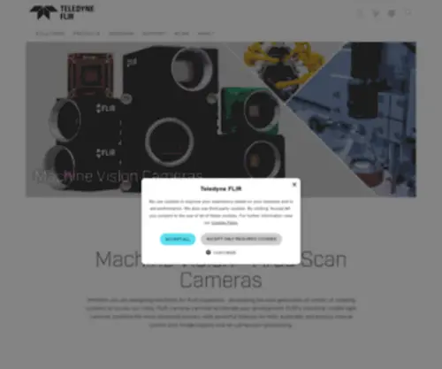 PTgreyStore.com(Area Scan Cameras) Screenshot