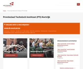 Pti.be(PTI-Kortrijk) Screenshot