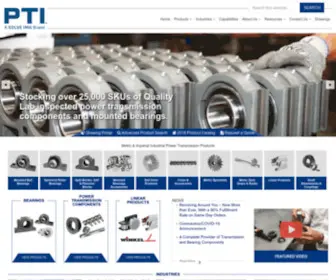 Ptintl.com(The Leader In Industrial Power Transmission Products) Screenshot