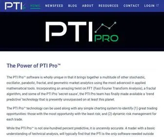 Ptipromarkets.com(Predictive Technologies International) Screenshot