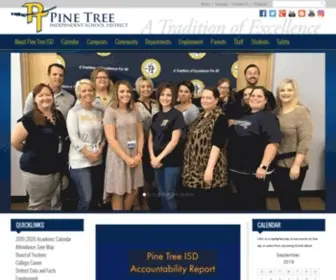 Ptisd.org(Pine Tree Independent School District) Screenshot