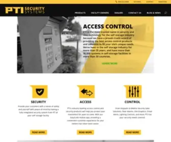 Ptisecurity.com(PTI Security Systems) Screenshot