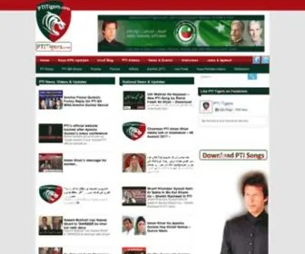 Ptitigers.com(PTI Tigers) Screenshot