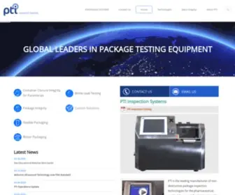 Ptiusa.com(Packaging Technologies And Inspection) Screenshot