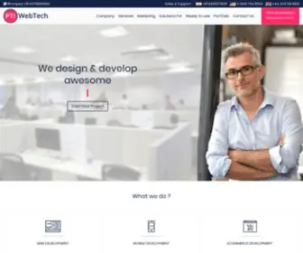 Ptiwebtech.com(PTI WebTech) Screenshot