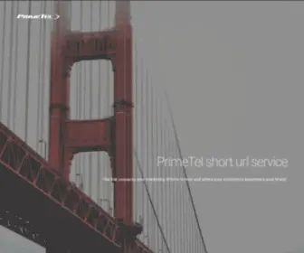 PTL.bz(PrimeTel Short URL service) Screenshot