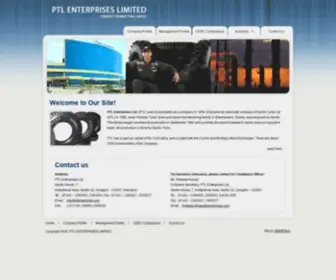 Ptlenterprise.com(PTL ENTERPRISES LIMITED) Screenshot