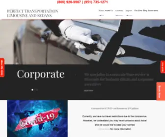 Ptlexecutive.com(Corporate Limo Services in Riverside) Screenshot