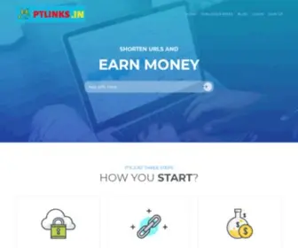 Ptlinks.in(Earn money) Screenshot